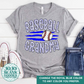 Baseball Grandma - Ball & Stripes - Customize