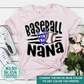 Baseball Nana - Ball & Stripes - Customize