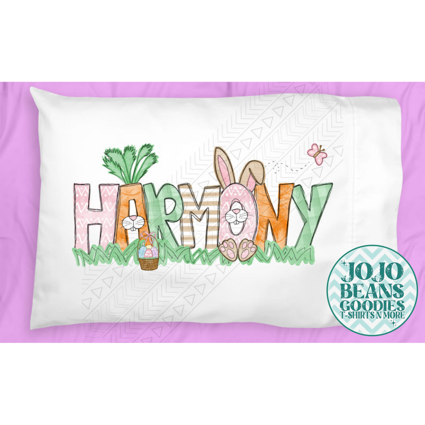 Easter - Name Pillowcase
