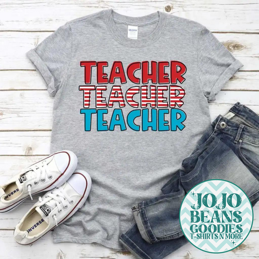 Teacher - Stacked Multiple