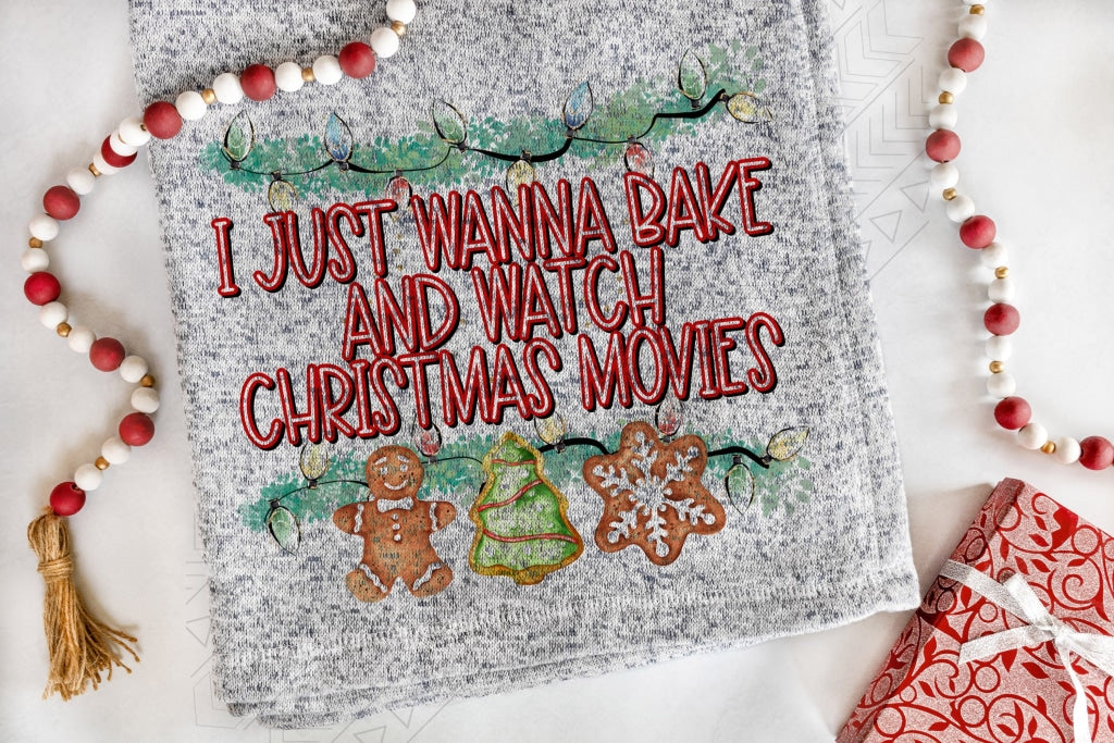 Bake & Christmas Movies Blanket Blanket