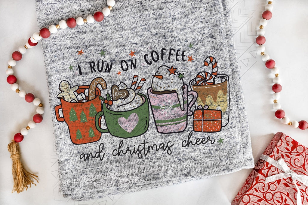 Coffee & Christmas Cheer Blanket Blanket