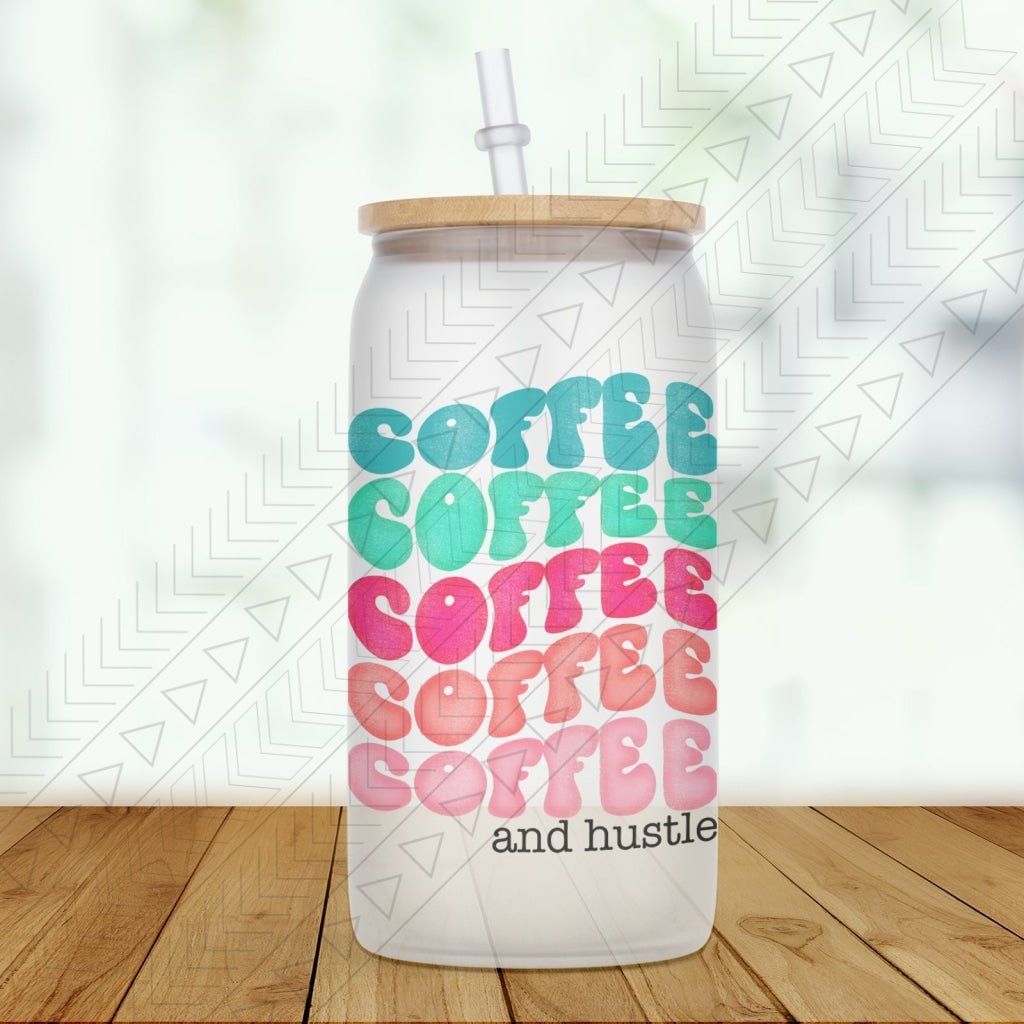 Coffee & Hustle Glass Can