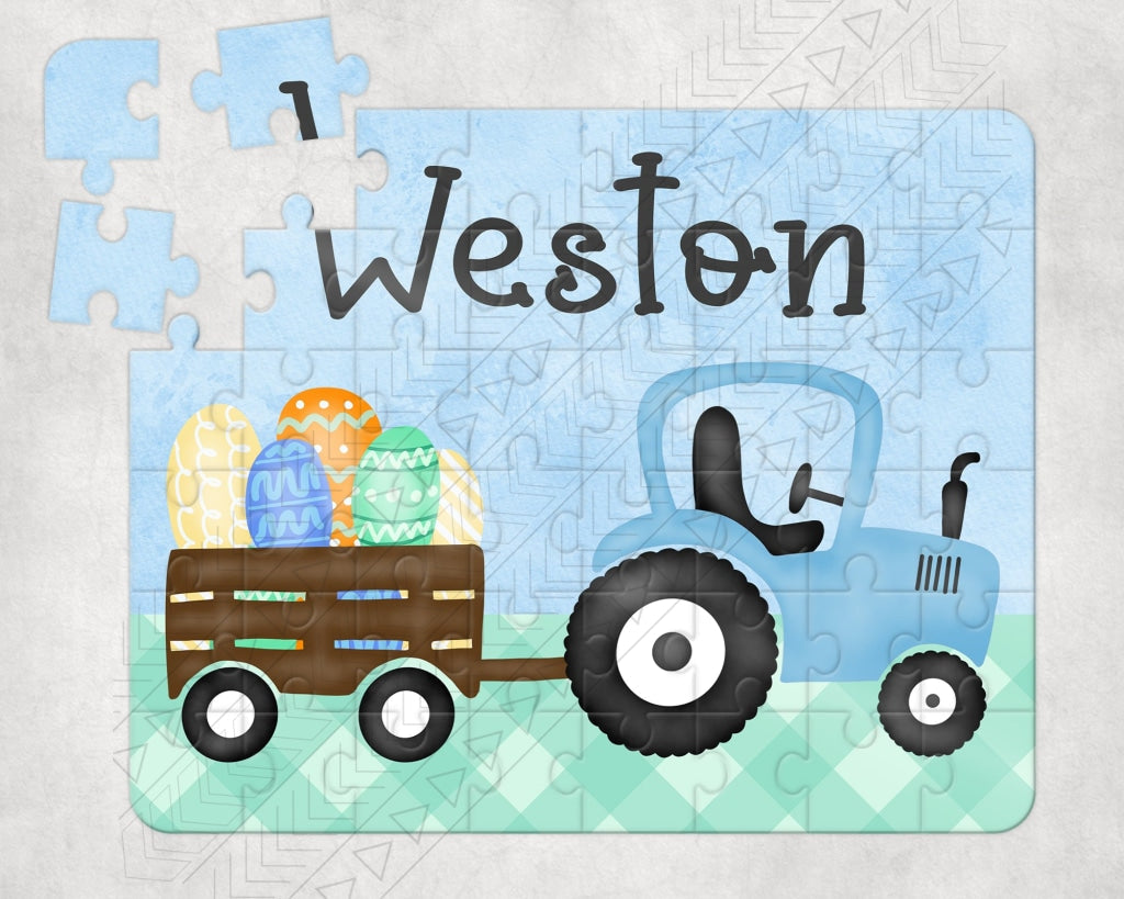 Easter Tractor Puzzle