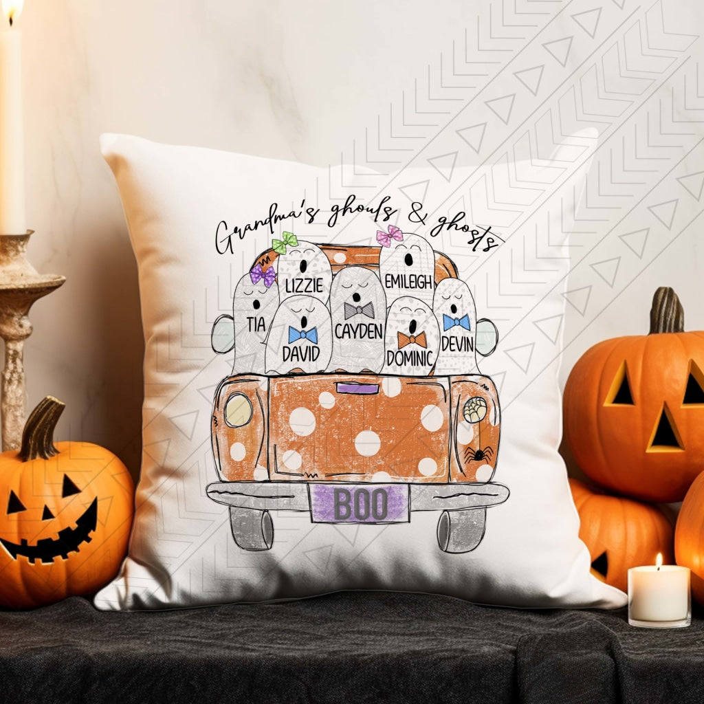 Ghouls & Ghosts Pillow Cover Pillowcases Shams