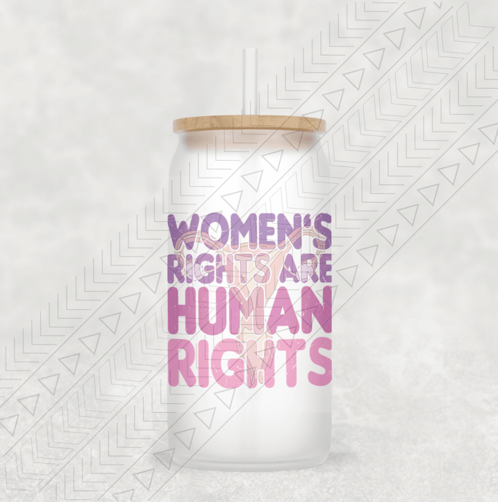 Human Rights Glass Can