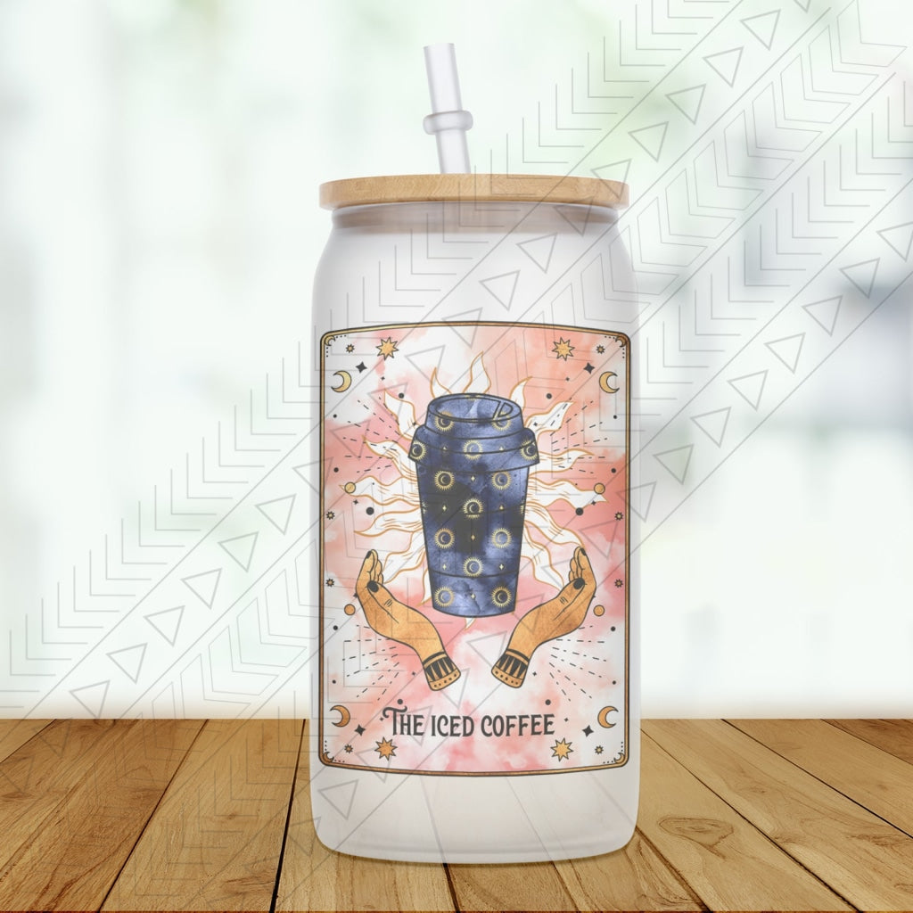 Iced Coffee Tarot Glass Can