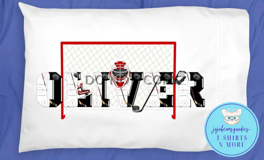 Hockey - Name Pillowcase