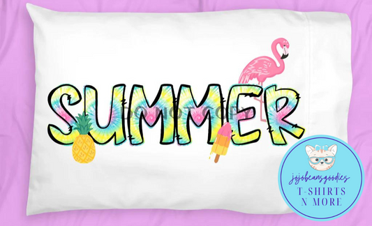 Summer - Name Pillowcase