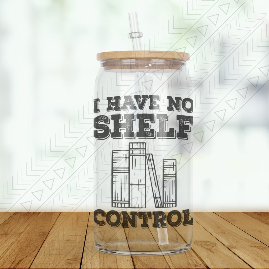 No Shelf Control Glass Can