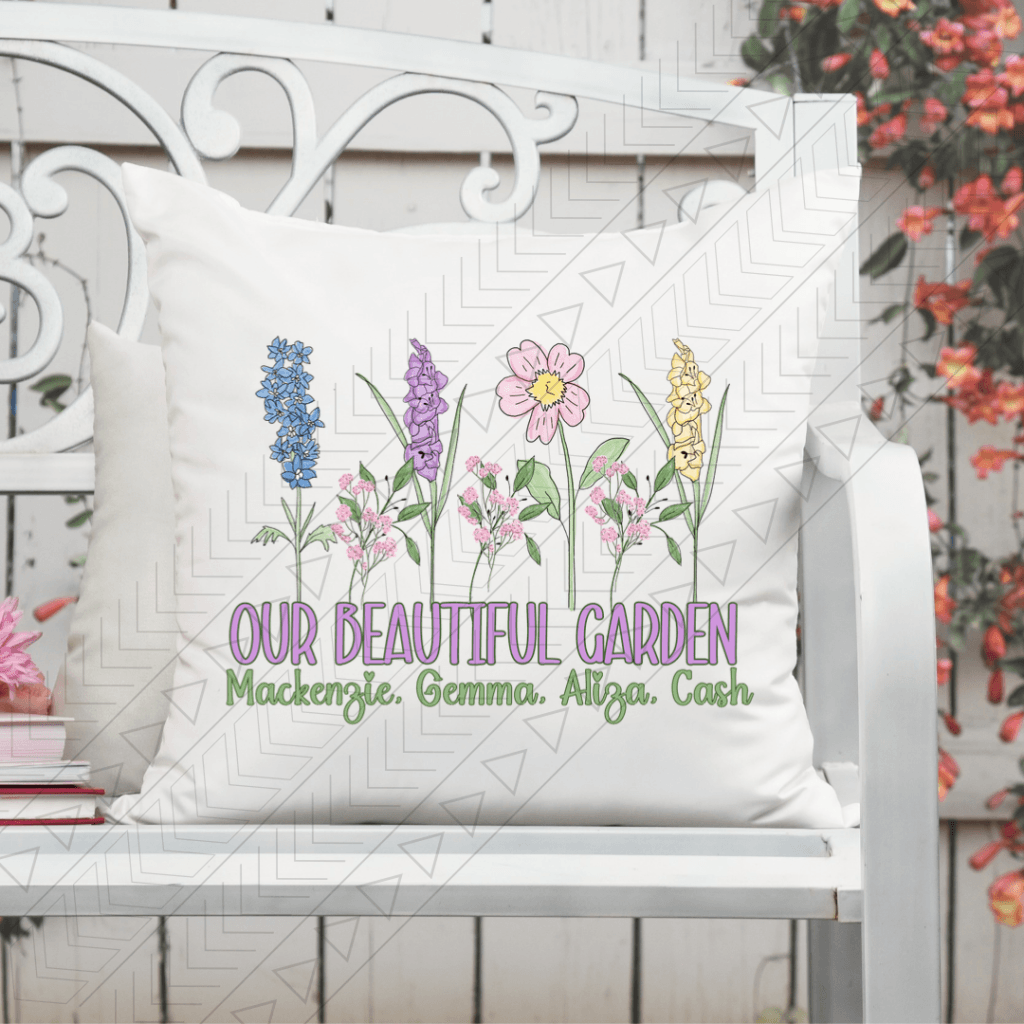 Our Beautiful Garden Pillow Cover Pillowcases & Shams