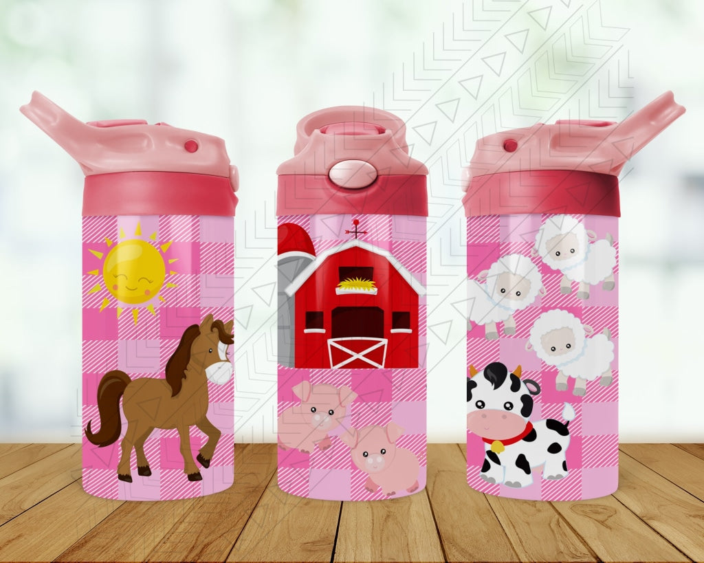 Pink Farm Kids Bottle