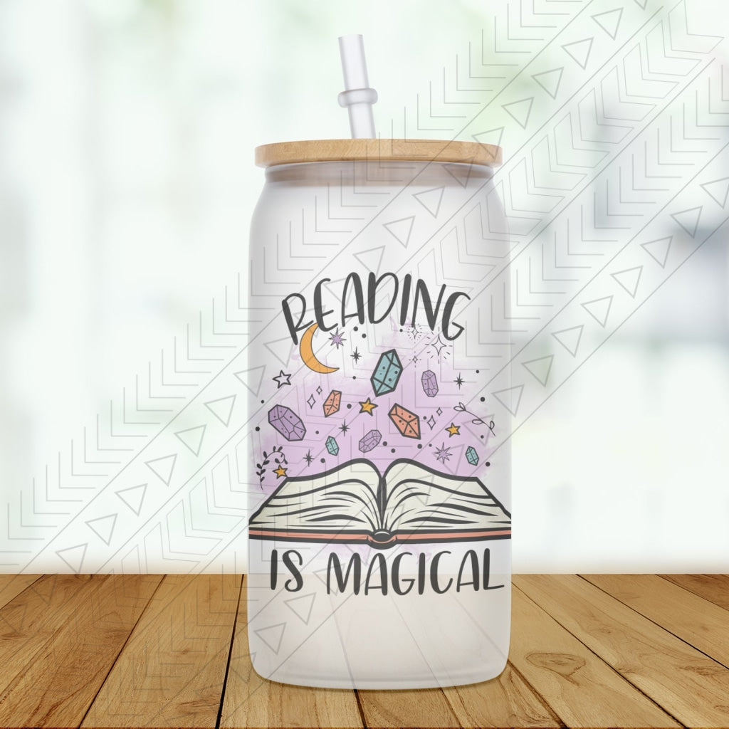 Reading Is Magical Glass Can