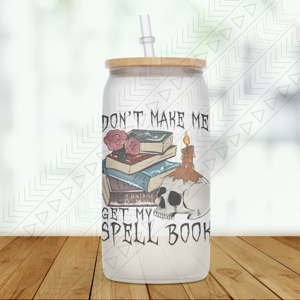 Spell Book Glass Can
