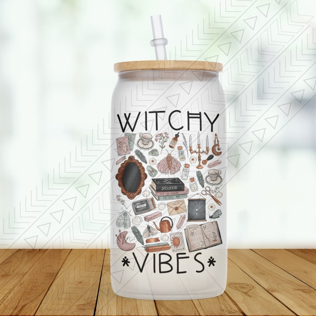 Witchy Vibes Glass Can