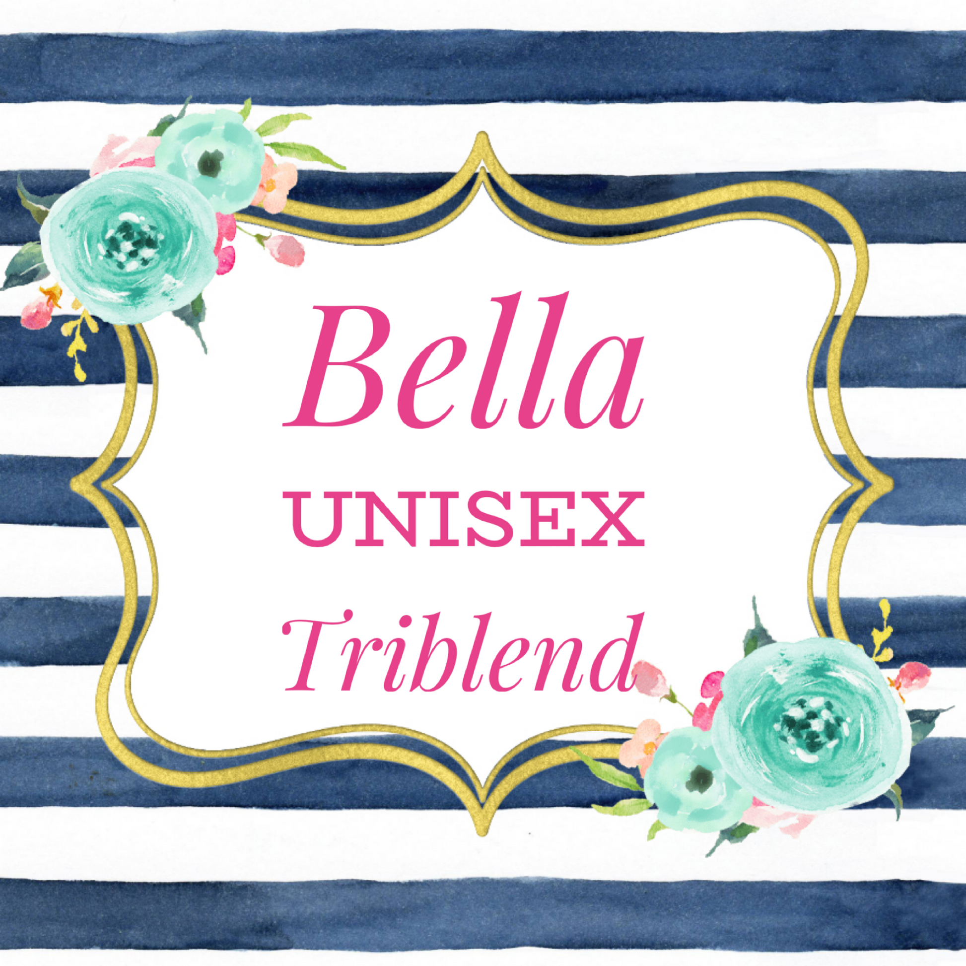 Bella Unisex Triblend Crew Neck +$3 - JoJoBeansGoodies T-Shirts N More